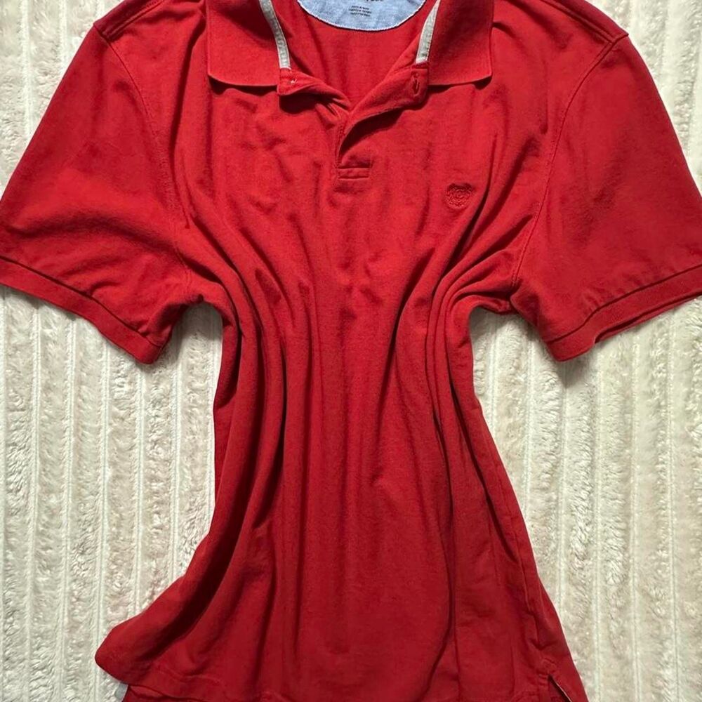Chaps Men's Red Polo-shirts